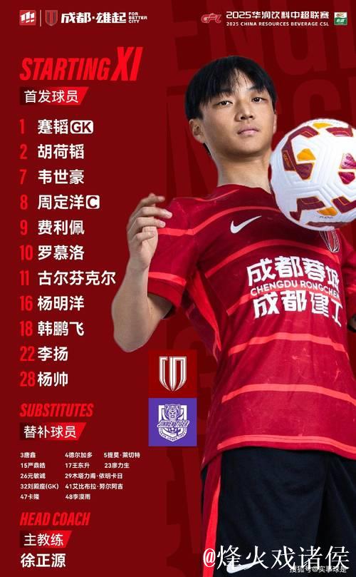 “成都蓉城续约本土明星球员，前中超冠军主力引发期待”